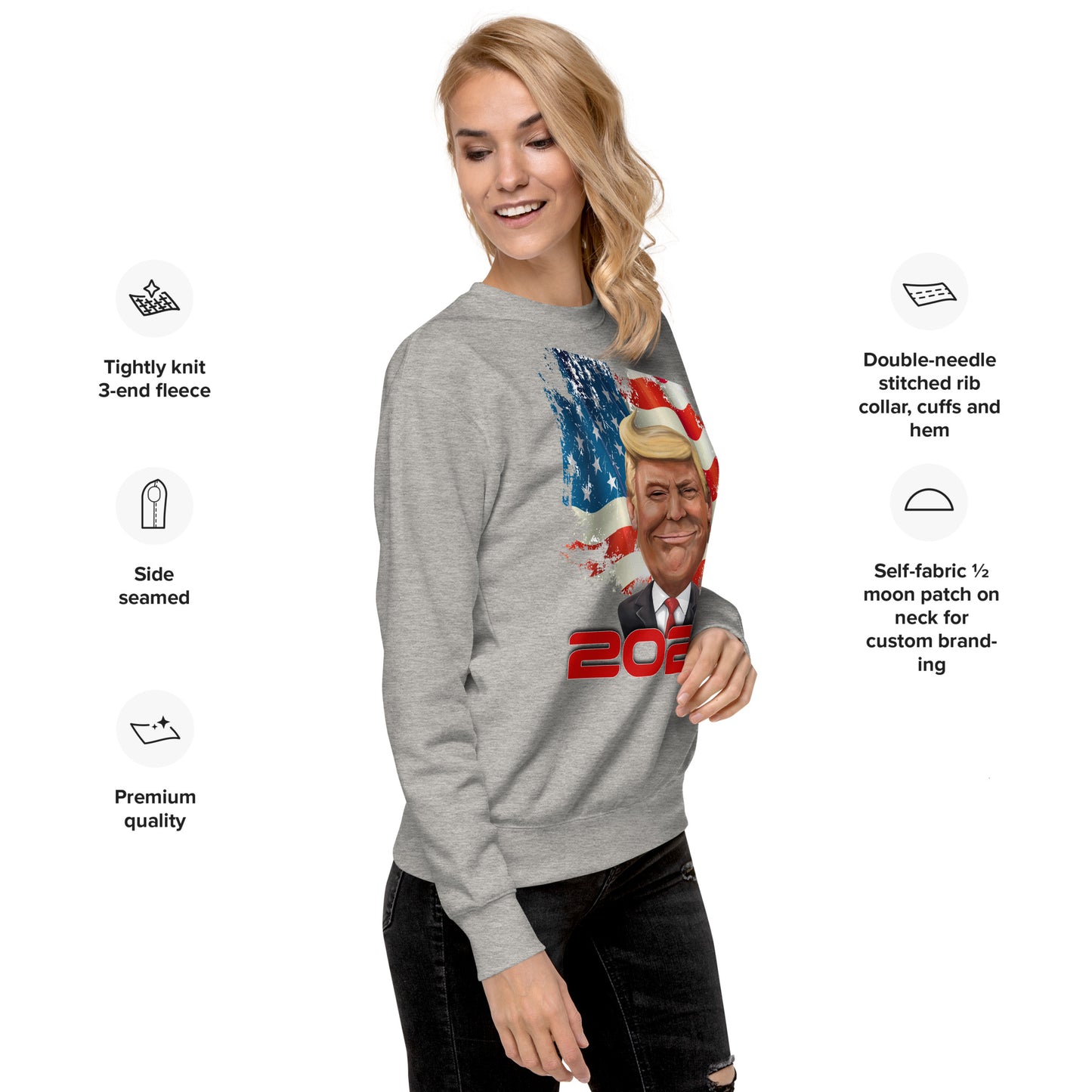 TRUMP 2024 Unisex Premium Sweatshirt