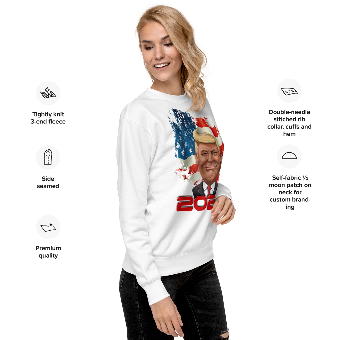 TRUMP 2024 Unisex Premium Sweatshirt